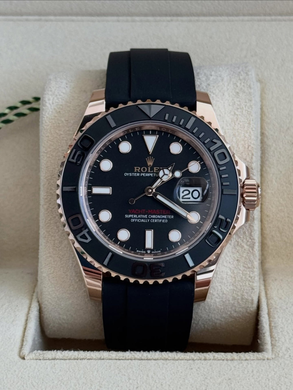 Rolex Yacht-Master 40 Rose Gold Oysterflex
