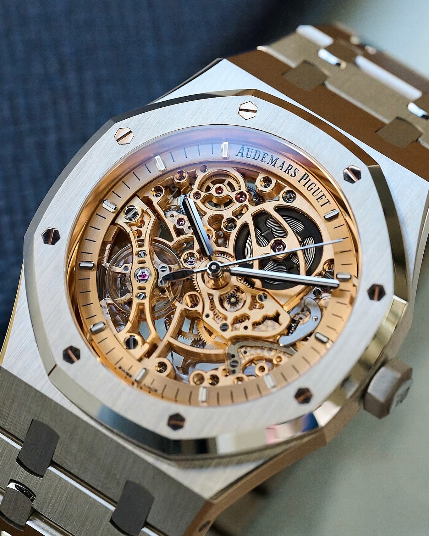Audemars Piguet Royal Oak Skeleton Salmon