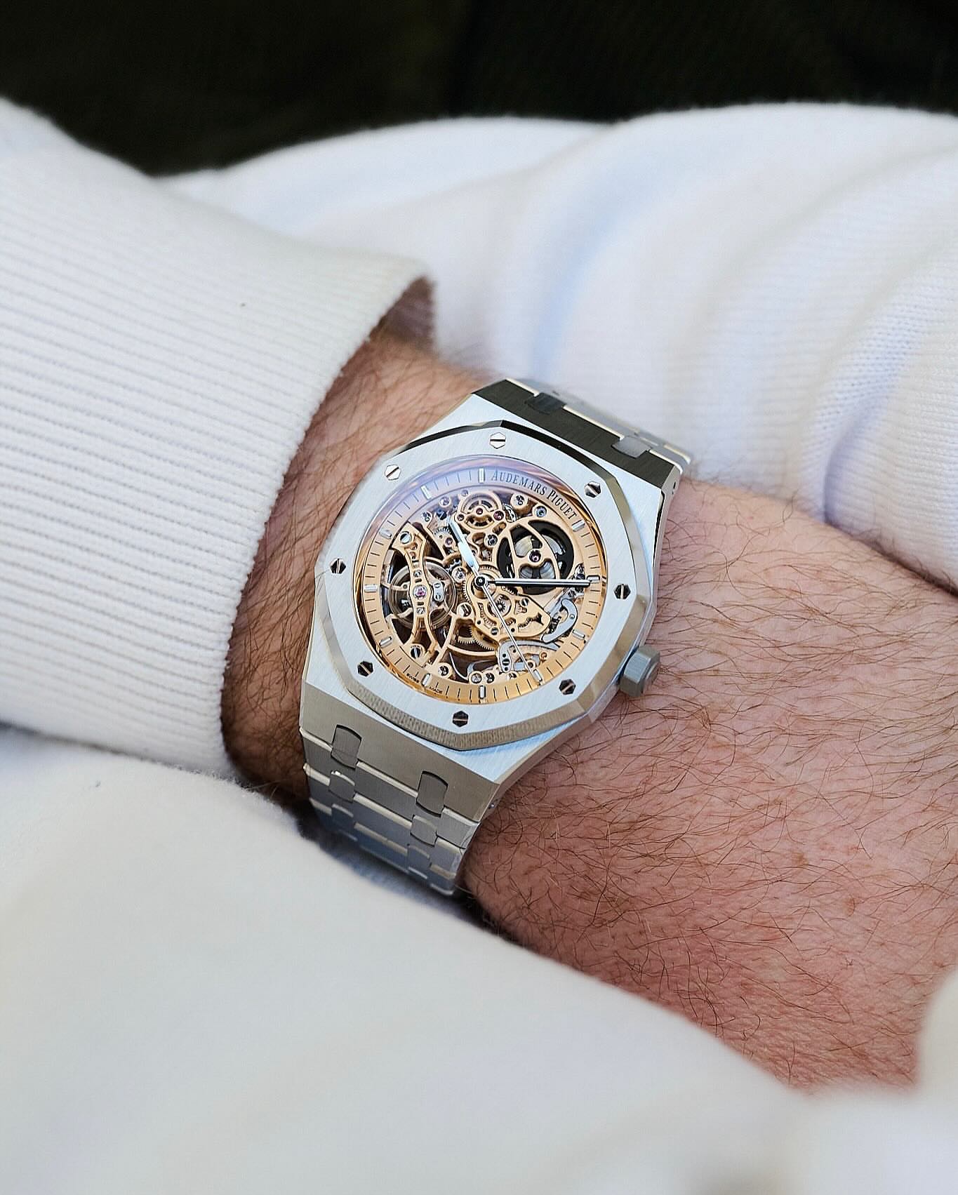 Audemars Piguet Royal Oak Skeleton Salmon