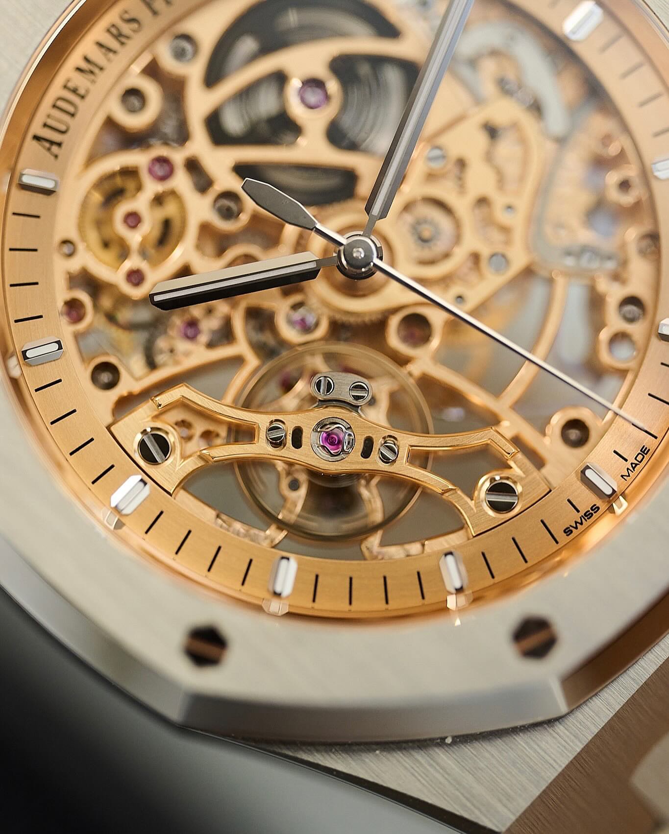 Audemars Piguet Royal Oak Skeleton Salmon